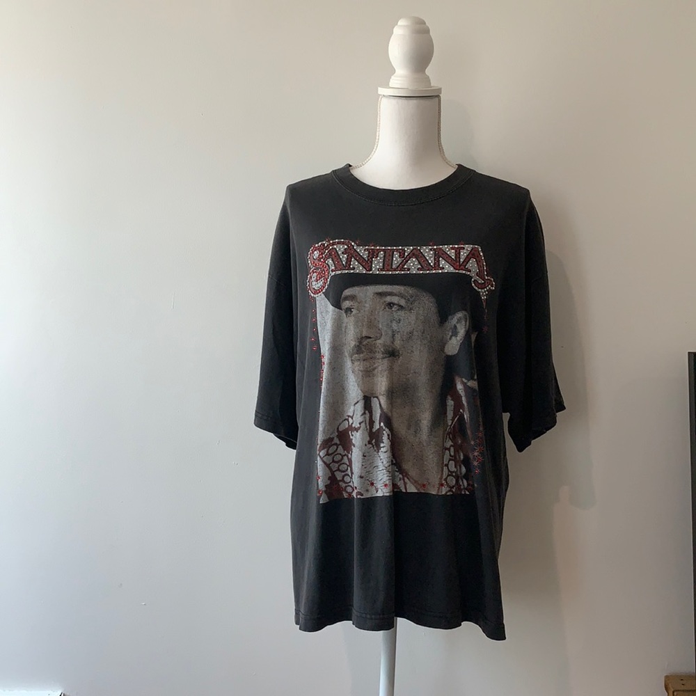 Vintage Souls Embellished Carlos Santana Shirt
